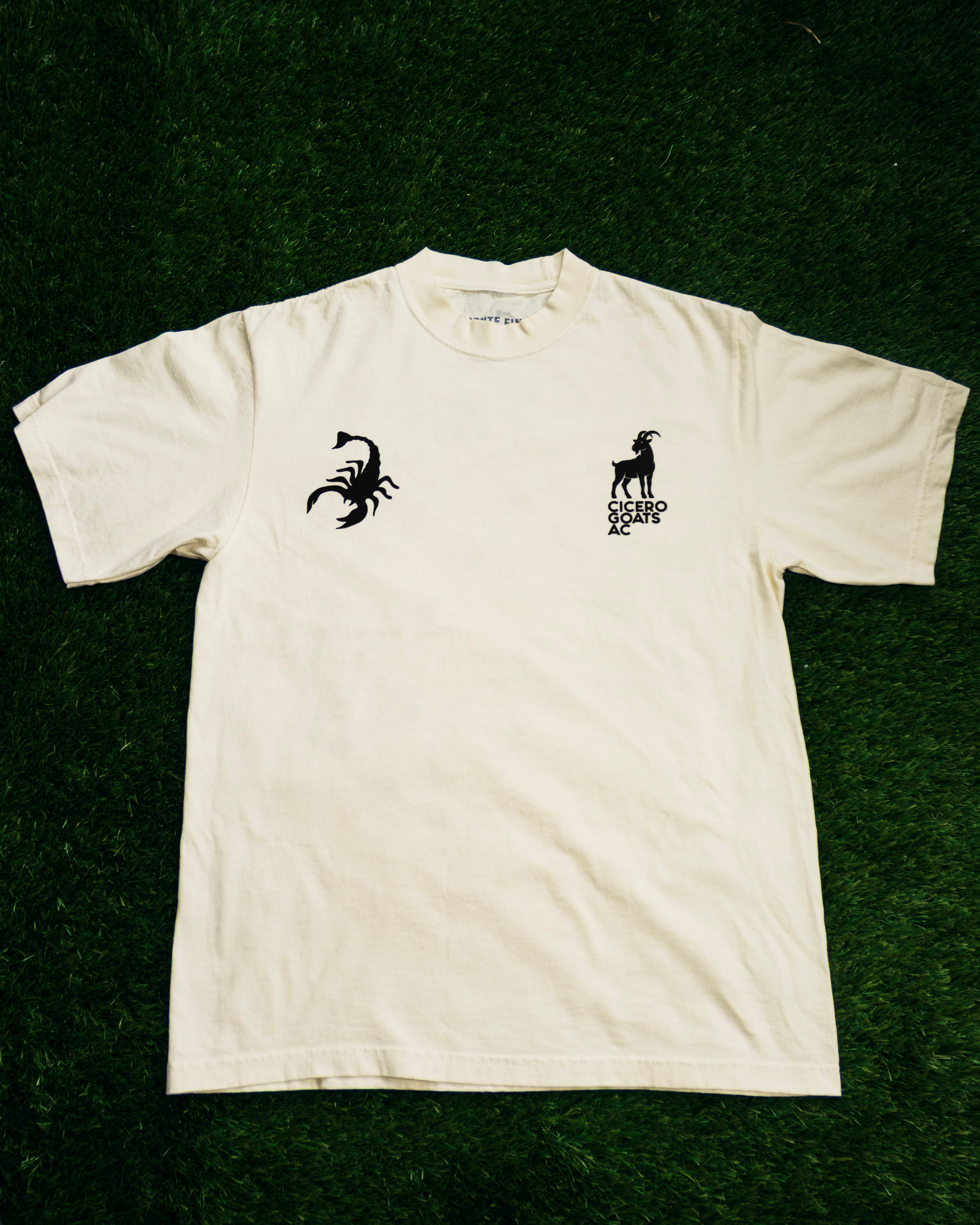 CICERO GOATS x GENTE FINA "Los Goats" Tee - Cream