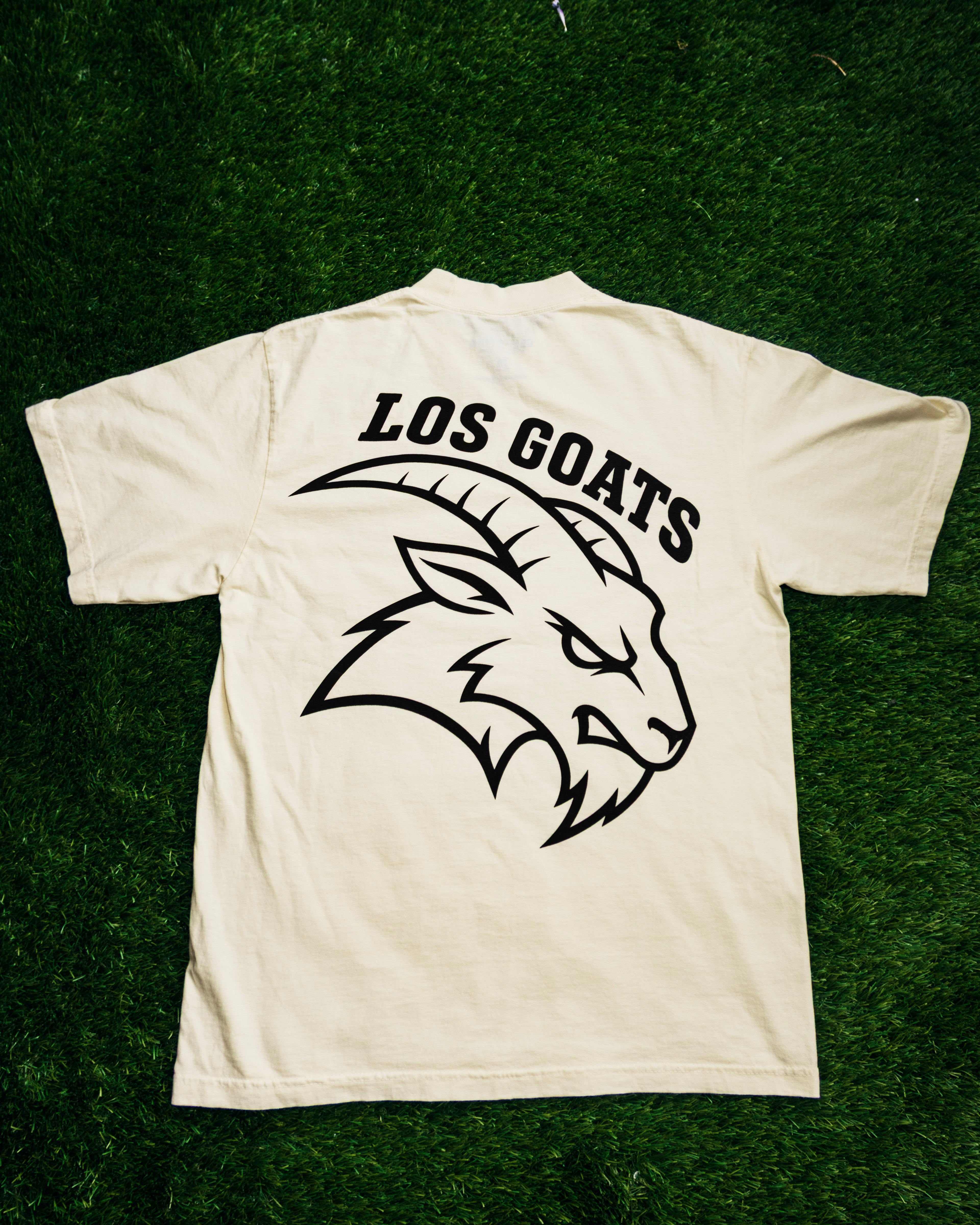 CICERO GOATS x GENTE FINA "Los Goats" Tee - Cream