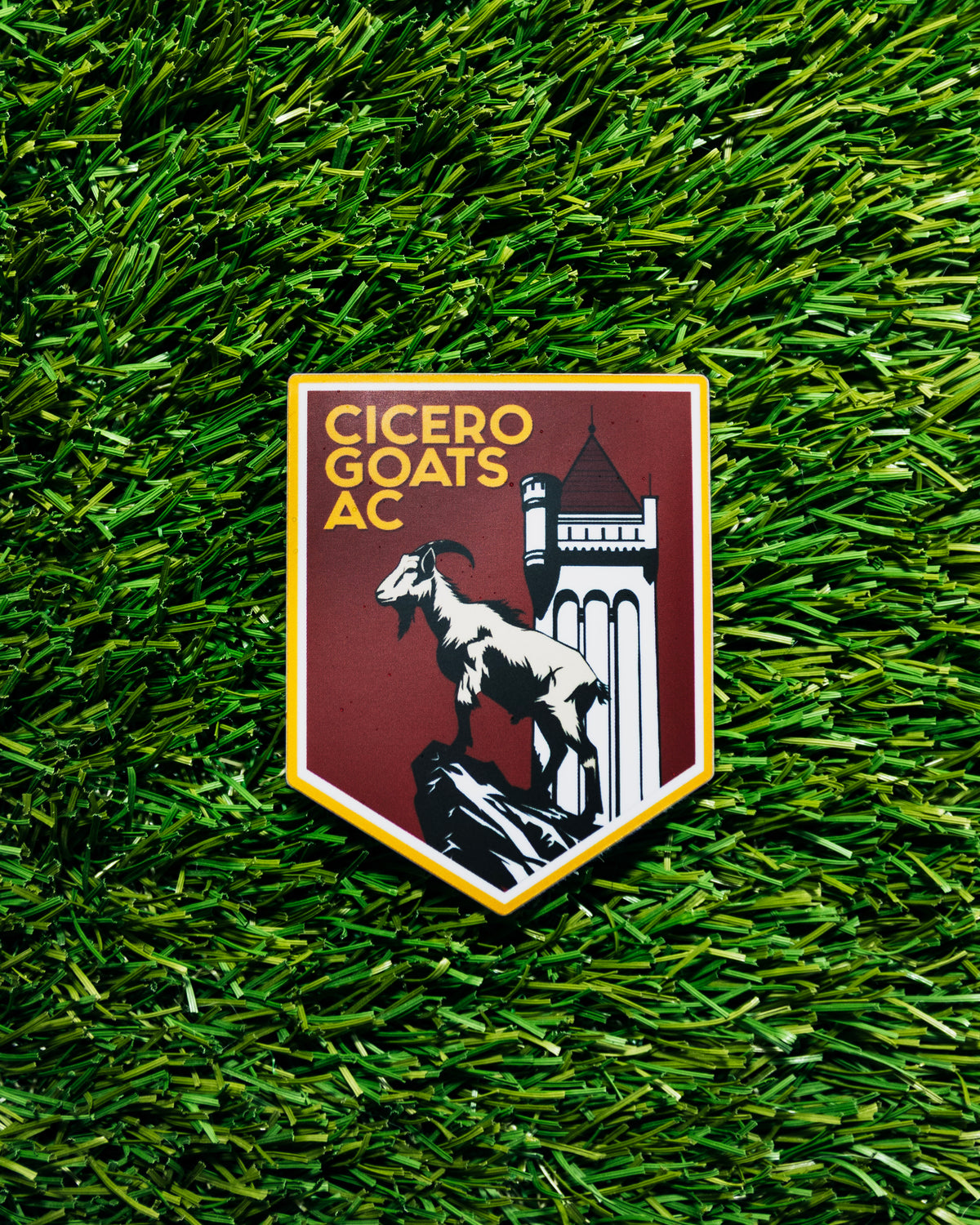 Cicero Goats A.C. Team Crest Sticker